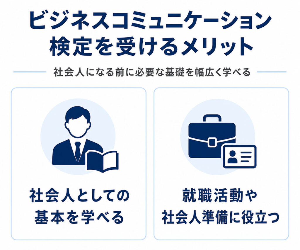 ビジネスコミュニケーション検定を受けるメリット